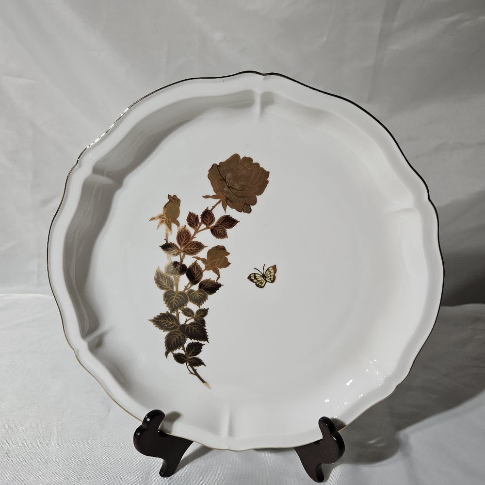 Fred Roberts Vintage San Francisco Gold Rose Dunner Plate
